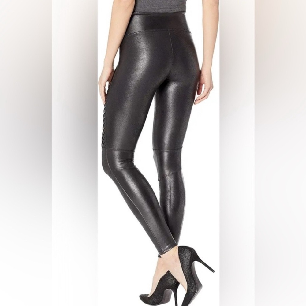 Spanx moto faux leather legging size small - Picture 3 of 7